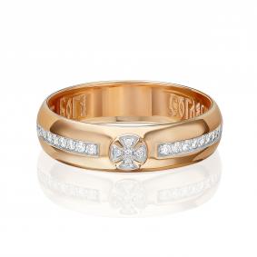 Золотое кольцо Platina 01-0319-00-101-1110-30 с бриллиантом 01-0319-00-101-1110-30 фото