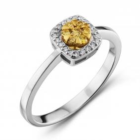 Кольцо из белого золота ERA Jewellery 01-03306-12-199-07-03 с бриллиантом 01-03306-12-199-07-03 фото