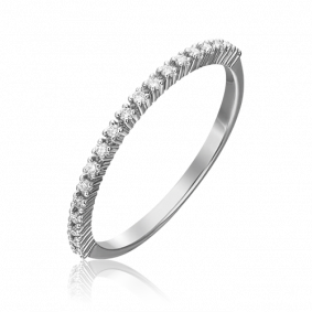 Кольцо из белого золота Platina 01-0368-00-101-1120-30 с бриллиантом 01-0368-00-101-1120-30 фото