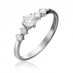 Кольцо из белого золота Platina 01-0466-00-401-1120 с фианитом 01-0466-00-401-1120 фото