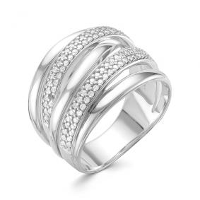 Серебряное кольцо АЛЬКОР 01-0670/00КЦ-00 с фианитом 01-0670/00КЦ-00 фото