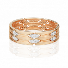 Золотое обручальное кольцо Platina с бриллиантом 01-0680-00-101-1110-30 01-0680-00-101-1110-30 фото