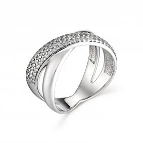 Серебряное кольцо АЛЬКОР 01-0892/00КЦ-00 с фианитом 01-0892/00КЦ-00 фото