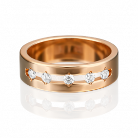 Золотое кольцо Platina 01-1326-00-101-1110-30 с бриллиантом 01-1326-00-101-1110-30 фото