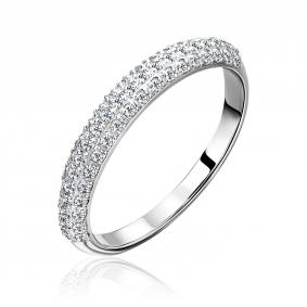Серебряное кольцо Platina 01-1413-00-401-0200 с фианитом 01-1413-00-401-0200 фото