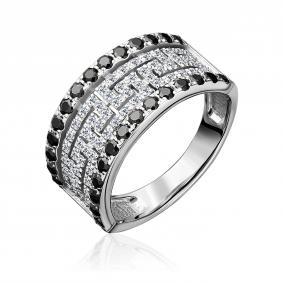 Серебряное кольцо Platina 01-1420-00-403-0200 с фианитом 01-1420-00-403-0200 фото