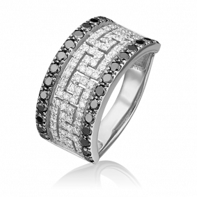 Кольцо из белого золота Platina 01-1420-00-403-1120-32 с фианитом 01-1420-00-403-1120-32 фото