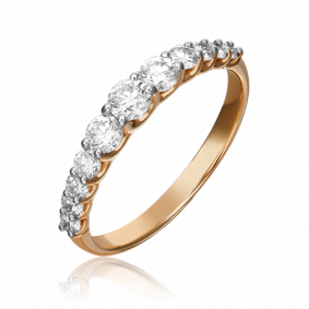 Золотое кольцо Platina 01-1427-00-101-1110-30 с бриллиантом 01-1427-00-101-1110-30 фото