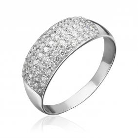 Серебряное кольцо Platina 01-1457-00-401-0200 с фианитом 01-1457-00-401-0200 фото