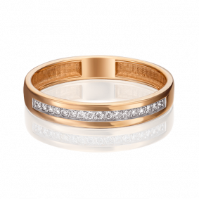 Золотое кольцо Platina 01-1484-00-101-1110-30 с бриллиантом 01-1484-00-101-1110-30 фото