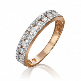 Золотое кольцо Platina 01-1501-00-101-1110-30 с бриллиантом 01-1501-00-101-1110-30 фото