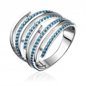 Серебряное кольцо Platina 01-1881-00-404-0200 с фианитом 01-1881-00-404-0200 фото