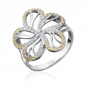 Серебряное кольцо Platina 01-1971-00-404-0200 с фианитом 01-1971-00-404-0200 фото