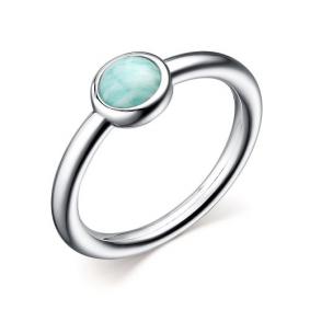 Кольцо из серебра АЛЬКОР с амазонитом 01-2632/0АМЗ-00 01-2632/0АМЗ-00 фото