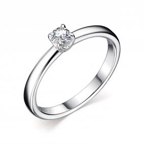 Серебряные кольца АЛЬКОР с муассанитом 01-2699/000М-00 01-2699/000М-00 фото