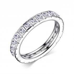Серебряное кольцо АЛЬКОР 01-2778/00КЦ-00 с фианитом 01-2778/00КЦ-00 фото