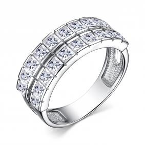 Серебряное кольцо АЛЬКОР 01-2780/00КЦ-00 с фианитом 01-2780/00КЦ-00 фото