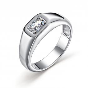 Серебряное кольцо АЛЬКОР 01-2966/00КЦ-00 с фианитом 01-2966/00КЦ-00 фото