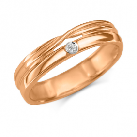 Золотое кольцо Platina 01-3159-00-401-1110-03 с фианитом 01-3159-00-401-1110-03 фото