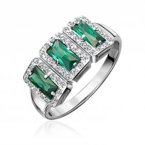 Серебряное кольцо Platina 01-3213-00-404-0200 с фианитом 01-3213-00-404-0200 фото