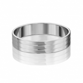 Обручальное кольцо из белого золота Platina 01-3254-00-000-1120-18 01-3254-00-000-1120-18 фото