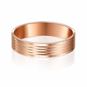 Золотое обручальное кольцо 5 мм Platina 01-3255-00-000-1110-18 01-3255-00-000-1110-18 фото