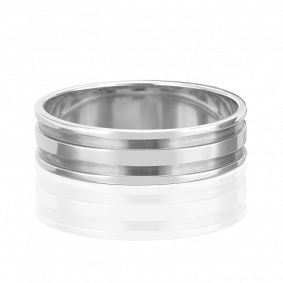 Обручальное кольцо из белого золота Platina 01-3262-00-000-1120-18 01-3262-00-000-1120-18 фото