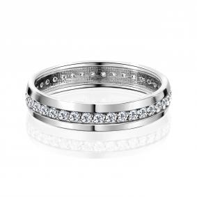 Серебряное кольцо Platina 01-3268-00-401-0200 с фианитом 01-3268-00-401-0200 фото