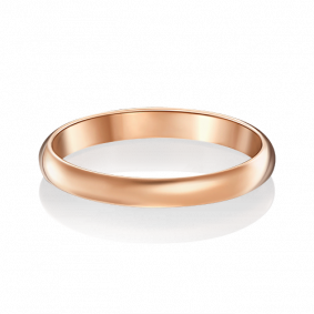Обручальное кольцо из красного золота 3 мм Platina 01-3389-00-000-1110-11 01-3389-00-000-1110-11 фото