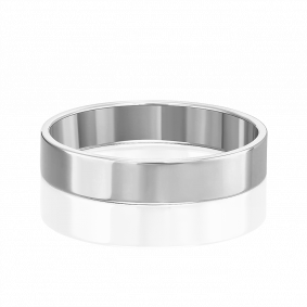 Обручальное кольцо 4 мм из белого золота Platina 01-3461-00-000-1120-11 01-3461-00-000-1120-11 фото