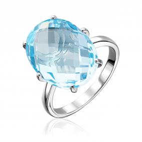 Серебряное кольцо Platina 01-3468-00-201-0200 с топазом 01-3468-00-201-0200 фото