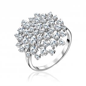 Серебряное кольцо Platina 01-3665-00-401-0200 с фианитом 01-3665-00-401-0200 фото