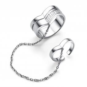 Серебряное кольцо АЛЬКОР 01-3675/0000-00 01-3675/0000-00 фото