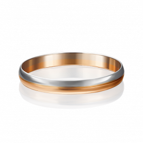 Обручальное кольцо из комбинированного золота Platina 01-4039-00-000-1111-39 01-4039-00-000-1111-39 фото