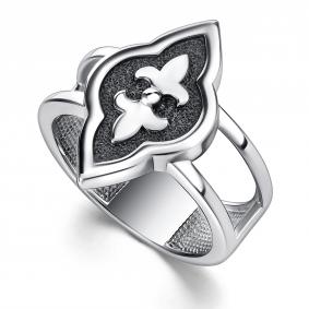 Кольцо из черненого серебра АЛЬКОР 01-4450/0000-17 01-4450/0000-17 фото