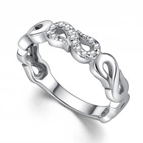 Серебряное кольцо АЛЬКОР 01-4457/00КЦ-00 с фианитом 01-4457/00КЦ-00 фото