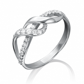 Золотое кольцо Platina 01-4463-00-401-1120-23 с фианитом 01-4463-00-401-1120-23 фото