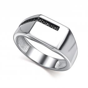 Серебряное кольцо АЛЬКОР 01-4582/0КЦ1-17 с фианитом 01-4582/0КЦ1-17 фото