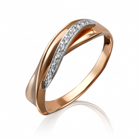 Золотое кольцо Platina 01-4643-00-401-1111-03 с фианитом 01-4643-00-401-1111-03 фото