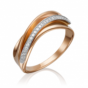 Золотое кольцо Platina 01-4650-00-401-1111-23 с фианитом 01-4650-00-401-1111-23 фото