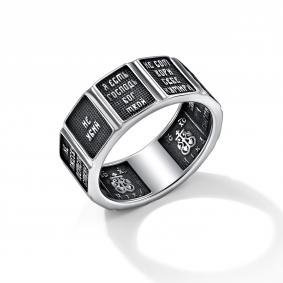 Кольцо из черненого серебра АЛЬКОР 01-4650/0000-09 01-4650/0000-09 фото