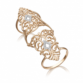 Золотое кольцо Platina 01-4724-00-401-1110-23 01-4724-00-401-1110-23 фото