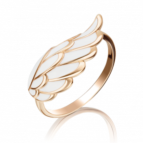 Золотое кольцо Platina 01-4758-00-000-1110-25 с эмалью 01-4758-00-000-1110-25 фото