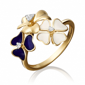 Золотое кольцо Platina 01-4764-01-401-1130-25 01-4764-01-401-1130-25 фото