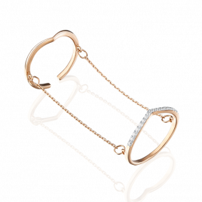 Золотое кольцо Platina 01-4775-00-401-1110-03 с фианитом 01-4775-00-401-1110-03 фото