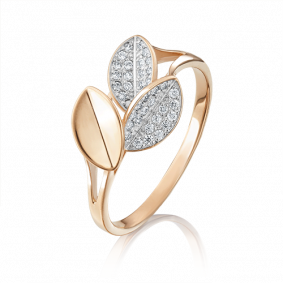 Золотое кольцо Platina 01-4808-00-401-1110-32 с фианитом 01-4808-00-401-1110-32 фото