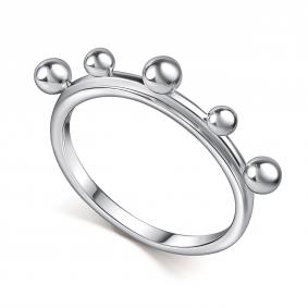Серебряное кольцо АЛЬКОР 01-4811/0000-00 01-4811/0000-00 фото