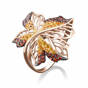 Золотое кольцо Platina 01-4846-00-404-1110-32 с фианитом 01-4846-00-404-1110-32 фото