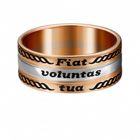 Кольцо из комбинированного золота Platina 01-4916-00-000-1111-39 с эмалью 01-4916-00-000-1111-39 фото