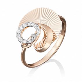 Золотое кольцо Platina 01-4946-00-401-1110-65 с фианитом 01-4946-00-401-1110-65 фото